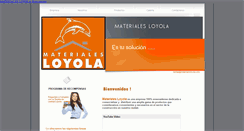 Desktop Screenshot of materialesloyola.com