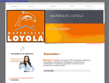 Tablet Screenshot of materialesloyola.com